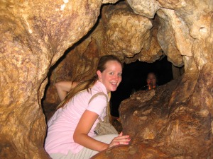 Exploring the Chiang Dao caves near Chiang Mai while 9 months pregnant. Quite a squeeze!